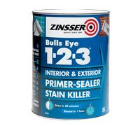 Zinsser ZINBE1231L 1 Litre 123 Bulls Eye Primer/Sealer Paint