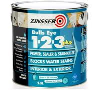 Zinsser BULLS EYE 1-2-3 *PLUS*** 2.5 litre Ready Mixed Colour - White