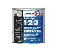 Zinsser ZINBE12325L 2.5 Litre 123 Bulls Eye Primer/Sealer Paint