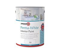 Zinsser Perma - White Satin 1 Litre White | Acrylic interior paint with a washable satin finish. Resistant to moisture, fading, mould and mildew.