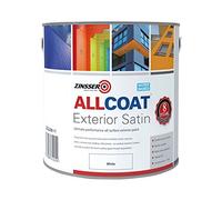 Zinsser AllCoat Exterior Primer/Finish ZN7200002C1 White Water-based Satin 2.5 Litre
