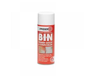 Zinsser ZN7130001E8 B.i.n® Primer Sealer & Stain Killer Aerosol White 400Ml