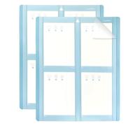 Zinueen 2 x 2 Card Mat for Cricut Explore & Cricut Maker, 4-in-1 Card Cutting Mat, Cricut Maker Card Cutting Mat, Reusable Card Mat for Cards, Quick Create 4 Individual Cards, 2-KPZZD-02