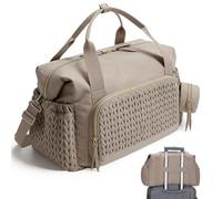 Zinueen Large Diaper Bag - Multifunctional Baby Changing Bag for Mum with Dummy Case, Waterproof, Large Capacity for Nappies & Bottles, Perfect for Travel, Beach & On the Go