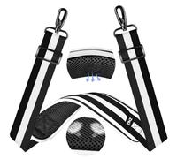 ZINZ 60" Universal Bag Strap with Ultra-thick Fixed Breathable Pad Adjustable Heavy-duty Shoulder Strap for Laptop bag Crossbody Luggage Gym Bag Camera Bag and more -TW01B03