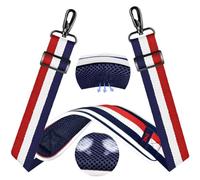 ZINZ 60" Universal Bag Strap with Ultra-thick Fixed Breathable Pad Adjustable Heavy-duty Shoulder Strap for Laptop bag Crossbody Luggage Gym Bag Camera Bag and more -TW01B05