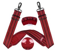 ZINZ 60" Universal Bag Strap with Ultra-thick Fixed Breathable Pad Adjustable Heavy-duty Shoulder Strap for Laptop bag Crossbody Luggage Gym Bag Camera Bag and more -TH01B02