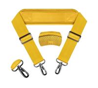 ZINZ 74" Shoulder Strap with Fixed Pad and Dual Balanced Buckles，Yellow