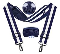 ZINZ 79.5" Universal Bag Strap with Ultra-Thick Fixed Breathable Pad Adjustable Heavy-Duty Shoulder Strap for Laptop Bag Crossbody Luggage Gym Bag Camera Bag and More -TW01B06