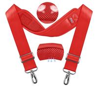 ZINZ 79.5" Universal Bag Strap with Ultra-Thick Fixed Breathable Pad Adjustable Heavy-Duty Shoulder Strap for Laptop Bag Crossbody Luggage Gym Bag Camera Bag and More -R01E01
