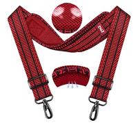ZINZ 79.5" Universal Bag Strap with Ultra-Thick Fixed Breathable Pad Adjustable Heavy-Duty Shoulder Strap for Laptop Bag Crossbody Luggage Gym Bag Camera Bag and More -TH01B02