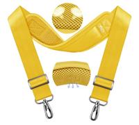 ZINZ 79.5" Universal Bag Strap with Ultra-Thick Fixed Breathable Pad Adjustable Heavy-Duty Shoulder Strap for Laptop Bag Crossbody Luggage Gym Bag Camera Bag and More -Y01E01