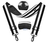 ZINZ 79.5" Universal Bag Strap with Ultra-Thick Fixed Breathable Pad Adjustable Heavy-Duty Shoulder Strap for Laptop Bag Crossbody Luggage Gym Bag Camera Bag and More -TW01B03