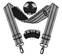 ZINZ 79.5" Universal Bag Strap with Ultra-Thick Fixed Breathable Pad Adjustable Heavy-Duty Shoulder Strap for Laptop Bag Crossbody Luggage Gym Bag Camera Bag and More -TH01B03