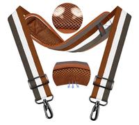 ZINZ 79.5" Universal Bag Strap with Ultra-Thick Fixed Breathable Pad Adjustable Heavy-Duty Shoulder Strap for Laptop Bag Crossbody Luggage Gym Bag Camera Bag and More -TW01B07