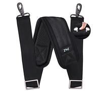 ZINZ 79 inch Shoulder Strap, Extra-thick Fixed Cushion Pad and Dual Clasps Universal Replacement Strap with Metal Swivel Hooks for Laptop Bags, Luggage Bags, Camera, Crossbody (200cm,B01K01)