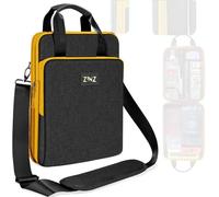 ZINZ Laptop Case 12.9 13 Shoulder Bag, Expandable Handbag with Valuables Compartment Compatible with MacBook Air/Pro/Neo 13" M5/M4/M3/M2/M1, iPad 12.9/13/11, Water-Resistant & Shockproof,B01K04