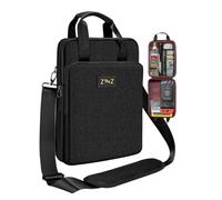 ZINZ Laptop Case 12.9 13 Shoulder Bag, Expandable Handbag with Valuables Compartment Compatible with MacBook Air/Pro/Neo 13" M5/M4/M3/M2/M1, iPad 12.9/13/11, Water-Resistant & Shockproof,B02K07