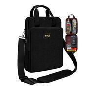 ZINZ Laptop Case 12.9 13 Shoulder Bag, Expandable Handbag with Valuables Compartment Compatible with MacBook Air/Pro/Neo 13" M5/M4/M3/M2/M1, iPad 12.9/13/11, Water-Resistant & Shockproof,B02K01
