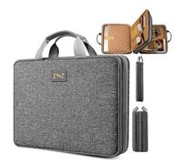 ZINZ Laptop Case 13 13.3 14 inch Sleeve, Expandable Computer Briefcase with Multi-pockets Compatible with 13-14 inch MacBook Air/Pro M4/M3/M2/M1, 13.5 Surface Laptop and 13-14 inch Notebook，D01G01