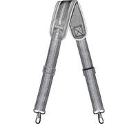 ZINZ Shoulder Strap, 57" Padded Adjustable Shoulder Bag Straps Replacement for Bags with D-Ring (Gray Silver)