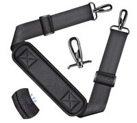 ZINZ Shoulder Strap - 59 Inch Universal Heavy-duty Adjustable Strap with Ultra-thick Fixed Breathable Pad for Laptop, Gym, Camera Bag and More -Dark gray