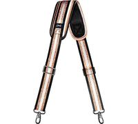 ZINZ Shoulder Strap Replacement Padded Adjustable Bag Strap for Tote Messenger Duffle Bags,Black Gold,57 inch