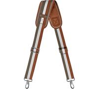 ZINZ Shoulder Strap Replacement Padded Adjustable Bag Strap for Tote Messenger Duffle Bags,Stripes-BrWGy,57 inch