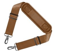 ZINZ Shoulder Strap Universal Bag Strap - 78" Ultra-Thick Padded with Dual Balanced Adjustable Buckles for Briefcase, Travel, Sports, Laptop, Crossbody Bag，Khaki
