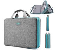 ZINZ Slim and Expandable Laptop Sleeve 15 15.6 16 Inch Case Bag for 15"-16" Notebooks Water-Resistant Handbag Multipurpose Computer Accessories Storage Bag,DG01BL01