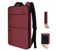 ZINZ Slim & Expandable Laptop Backpack 15 15.6 16 Inch Case, Water Resistant Travel Backpack Compatible with MacBook Pro/Neo 16" 15", Dell XPS 15 16 and Most 15" 15.6" 16" Notebooks,RD01BK01
