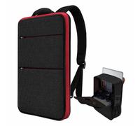 ZINZ Slim & Expandable Laptop Backpack 17 inch Travel Business Backpack Water Resistant Daypack Bookpack for Most 17 inch NoteBooks，Red edge