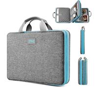 ZINZ Slim Expandable Laptop Case 15.6 Inch Sleeve Upgraded Protective Durable Recycled Carrying Case Compatible with MacBook 15" & 16" and Most 15" 15.6" 16" Notebook,DG01BL01