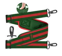 ZINZ Ultra-thick Fixed Pad Shoulder Strap 76-inch Bag Strap with Breathable Cushion and Dual Balanced Adjustable Buckles for Laptop Bag Luggage Messenger Bag Crossbody etc,Stripe-RG