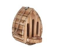 Ziociura Rustic Wood Butterfly House Outdoor Hanging Habitat With Front Slots And Cleaning Door For Protection Suitable For Garden Patio Balcony