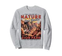 Zion Canyon Retro Wilderness Sweatshirt