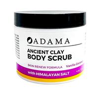 Zion Health - Adama Ancient Clay Body Scrub with Himalayan Salt Vanilla Coconut - 4 oz.
