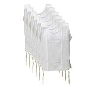 Zion Judaica 100% Cotton Comfortable Quality T-Shirt Tzitzis Garment Certified Kosher Imported from Israel-6-20