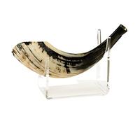 Zion Judaica Acrylic Shofar Stand, 5 Inches Long