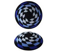 Zion Judaica Quality Knit Kippah Bulk Packs Kipppot or Single Kippas Free Kipa Clips Included, Shades of Blue Supreme Quality, One size