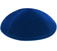 Zion Judaica Royal Blue Deluxe Velvet Kippah Bulk Pack Yamaka Velour Kippot Yarmulke for Wedding, Passover Seder Bar Mitzvah Bat Mitzva Bris, Shul, Shabbat