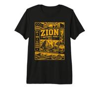 Zion National Park Adventures for Nature Lovers Premium T-Shirt