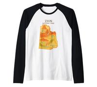 Zion National Park Magic - Canyons, Rivers & Desert Light Raglan Baseball Tee