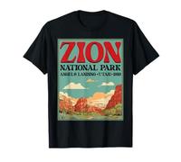 Zion National Park Outdoors Angels Landing Utah 1919 T-Shirt