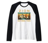Zion National Park Raglan Baseball Tee