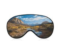 Zion National Park Sleep Mask,Adjustable Strap Sleeping Mask, Complete Light Blocking Sleep Shade Cover,Soft Breathable Comfortable Blindfold for Women and Men