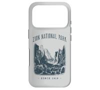 ZION NATIONAL PARK, UTAH. CAMPING, HIKER, VINTAGE Case for iPhone 17 Pro