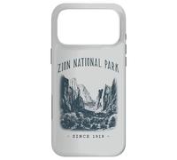 ZION NATIONAL PARK, UTAH. CAMPING, HIKER, VINTAGE Case for iPhone 17 Pro Max