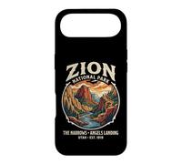 Zion National Park Utah Narrows Angels Landing Retro Artwork Case for iPhone Air
