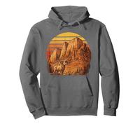 Zion National Park Utah Retro Camping Hiking Souvenir Pullover Hoodie